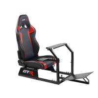 GTR Simulator - GTR Simulators GTA™️ Model Simulator Frame & Adjustable Racing Seat – Color Options Available Alpine White Blue with White - Image 8