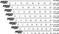 BCCX 8985 MSD Timing Tape - Harmonic Balancer - 5.25" to 8.00"