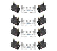 BCCX 828038 MSD Ignition Coil - High Output - Black - 8-Pack