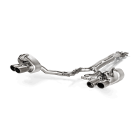 Akrapovic S-PO/TI/9H Akrapovic 17-18 Porsche Panamera Turbo Evolution Line Cat Back (Titanium) (Tips Not Incl.) - Fits 2017-2020 Porsche Panamera