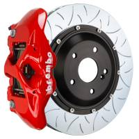Brembo 2S3.9016A2 Brembo 08-13 BMW M3 (E90/E92/E93) Rear GT BBK 4 Piston Cast 380x28 2pc Rotor Slotted Type-3-Red