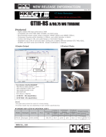 HKS 14001-AK032 HKS GTIII-RS A/R 0.75 WG TURBINE