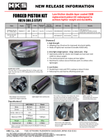 HKS 21005-AK009 HKS Lightweight Short Piston Pin Set D21 L56