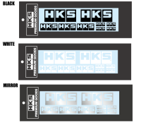 HKS 51003-AK146 HKS LOGO Sticker a la carte BLACK
