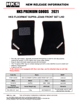 HKS 51007-AK435 HKS 93-02 Toyota JZA80 Supra Front Floormat Set - LHD