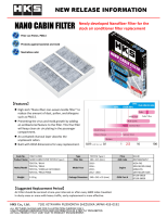 HKS 70027-AT003 HKS Nano Cabin Filter Toyota Type3