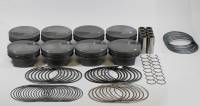 Mahle Motorsport 928965330 Mahle MS Piston Set BBC 547ci 4.530in Bore 4.25in Stroke 6.385in Rod .990 Pin 13cc 10.7 CR Set of 8