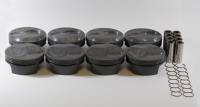 Mahle Motorsport 930240000 Mahle Piston Set SBF 565cid 4.600in Bore 4.250in Stroke 6.385in Rod .990in Pin 28cc 15.5 CR