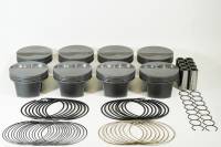 Mahle Motorsport 930245225 Mahle MS Piston Set SBF 428ci 4.125in Bore 4.000in Stroke 6.25in Rod .927 Pin -6.5cc 12.1CR Set of 8
