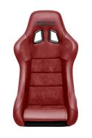 SPARCO 008012RPRS Sparco Seat QRT Performance Leather/Alcantara Red (Must Use Side Mount 600QRT)