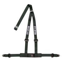 SPARCO 04608BV1NR Sparco Belt 2 Inch Black 3Pt Bolt-In