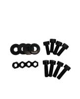 SPARCO 50001ZN Sparco Seat Hardware Spacer Kit Bottom Mount - Black Zinc