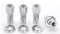 Weld 601-1426 Weld Open End Lug Nuts w/ Centered Washers 1/2in. RH - 4pk.