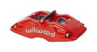 Wilwood 120-11131-RD Wilwood Caliper - FSLI4 - Red 1.62in Piston 0.81in Rotor