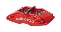 Wilwood 120-11133-RD Wilwood Caliper - FSLI4 - Red 1.62in Piston 1.25in Rotor