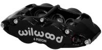 Wilwood 120-11780-BK Wilwood Caliper-Narrow Superlite 6R-RH - Black 1.62/1.12/1.12in Pistons 1.10in Disc