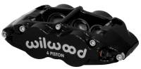 Wilwood 120-11781-BK Wilwood Caliper-Narrow Superlite 6R-LH - Black 1.62/1.12/1.12in Pistons 1.10in Disc