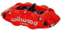 Wilwood 120-11781-RD Wilwood Caliper-Narrow Superlite 6R-LH - Red 1.62/1.12/1.12in Pistons 1.10in Disc
