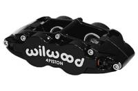 Wilwood 120-11782-BK Wilwood Caliper-Narrow Superlite 4R - Black 1.12/1.12in Pistons 1.10in Disc