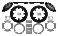 Wilwood 140-16628 Wilwood 17-21 Can-Am X3RS Black 6-Piston Front Kit 11.25in - Undrilled Rotors