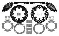 Wilwood 140-16628-D Wilwood 17-21 Can-Am X3RS Black 6-Piston Front Kit 11.25in - Drilled Rotors