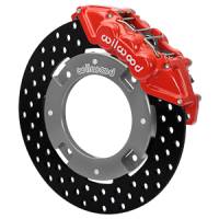 Wilwood - Wilwood 140-16628-DR Wilwood 17-21 Can-Am X3RS Red 6-Piston Front Kit 11.25in - Drilled Rotors - Image 2