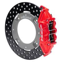 Wilwood - Wilwood 140-16629-DR Wilwood 17-21 Can-Am X3RS Red 6-Piston Rear Kit 11.25in - Drilled Rotors - Image 2