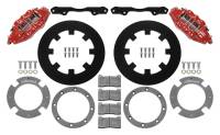 Wilwood 140-16629-R Wilwood 17-21 Can-Am X3RS Red 6-Piston Rear Kit 11.25in - Undrilled Rotors