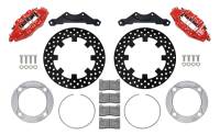 Wilwood 140-16633-DR Wilwood 2014+ Polaris RZR XP 1000 Rear Kit 11.25in Drilled - Red