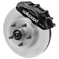 Wilwood 140-16801 Wilwood 65-67 Ford Mustang D11 11.29 in. Vtd. Brake Kit w/ Flex Lines