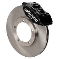 Wilwood 140-16946 Wilwood 69-74 Porsche 911 Front Powerlite Brake Kit 3in MT Plain Face - Black