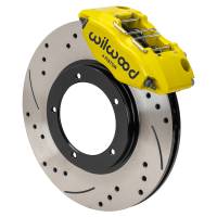 Wilwood 140-16946-DY Wilwood 69-74 Porsche 911 Front Powerlite Brake Kit 3in MT Drilled & Slotted - Yellow