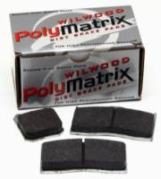 Wilwood 15E-12604K Wilwood PolyMatrix Pad Set - 6617 E W6A /W4A AERO 4/6 (.670in Thk)
