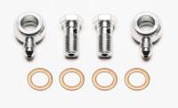 Wilwood 220-11565 Wilwood Banjo Fitting Kit -3 male to 7/16 Banjo Bolts & Crush Washers (2 qty)