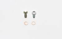 Wilwood 220-13674 Wilwood Fitting Kit -3 Male w/ 3/8-24 Banjo Bolt (For Banjo Outlet Master Cylinders)