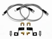 Wilwood 220-14112 Wilwood Flexline Kit 30 inch -3 M10-1.0 IF 1/8 NPT 90 Degree