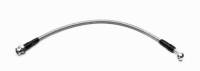 Wilwood 220-8515 Wilwood 15in OAL Flexline -3 Hose to 45 Deg. Block M10 x 1.00 Bubble Flare