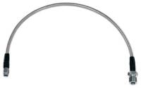 Wilwood 220-9684 Wilwood 22in OAL Flexline -3 Hose to M10 by 1.00 IF Bubble Flare