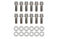 Wilwood 230-8217 Wilwood Bolt Kit - Hat/Rotor 1/4-28x.75 12 Pt Stainless