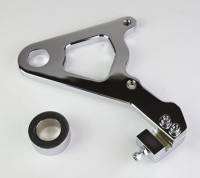 Wilwood 250-10165 Wilwood Caliper Mounting Kit Chrome w/Bracket GP310 2000-06 FLH/FLT
