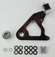 Wilwood 250-8036 Wilwood Caliper Mounting Kit Chrome w/Bracket GP310 2000-Present Softail