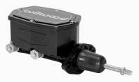 Wilwood 260-14957-BK Wilwood Compact Tandem Master Cylinder - 7/8in Bore - w/Pushrod (Black)