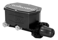 Wilwood 260-14960-BK Wilwood Compact Tandem Master Cylinder - 1.12in Bore - w/Pushrod (Black)