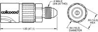 Wilwood 260-16770 Wilwood Quick Disconnect - Female Side -3 AN