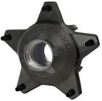 Wilwood 270-6735BC Wilwood Hub-Starlite 55 Front w/Snap-Cap Std. Offset 5/8 C Studs-Black