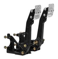 Wilwood 340-16606 Wilwood Adjustable Balance Bar Brake w/ Clutch Combo - Floor Mount - 4.75-5.75:1