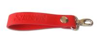 Akrapovic 800953 Akrapovic Leather Loop Keychain - red