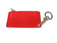 Akrapovic 800966 Akrapovic Leather Zip Keychain - red