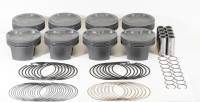 Mahle Motorsport 930249530 Mahle MS Piston Set 408ci 4.030in Bore 4in Stroke 6.250in Rod .927 Pin -6.5cc 9.5 CR - Set of 8