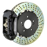 Brembo 1A1.6016A1 Brembo 99-05 Honda S2000 Front GT BBK 4 Piston Cast 2pc 328x28 2pc Rotor Cross-Drilled Black